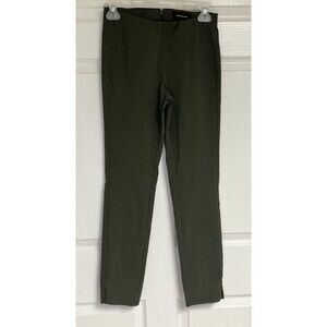 Who What Wear Pants Womens Size 4 Dark Green Skinny Stretch